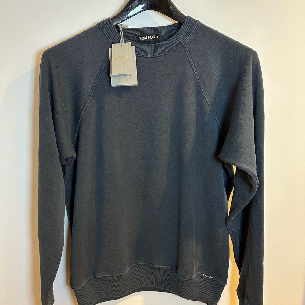 Tom Ford Men's Black Crewneck Sweatshirt